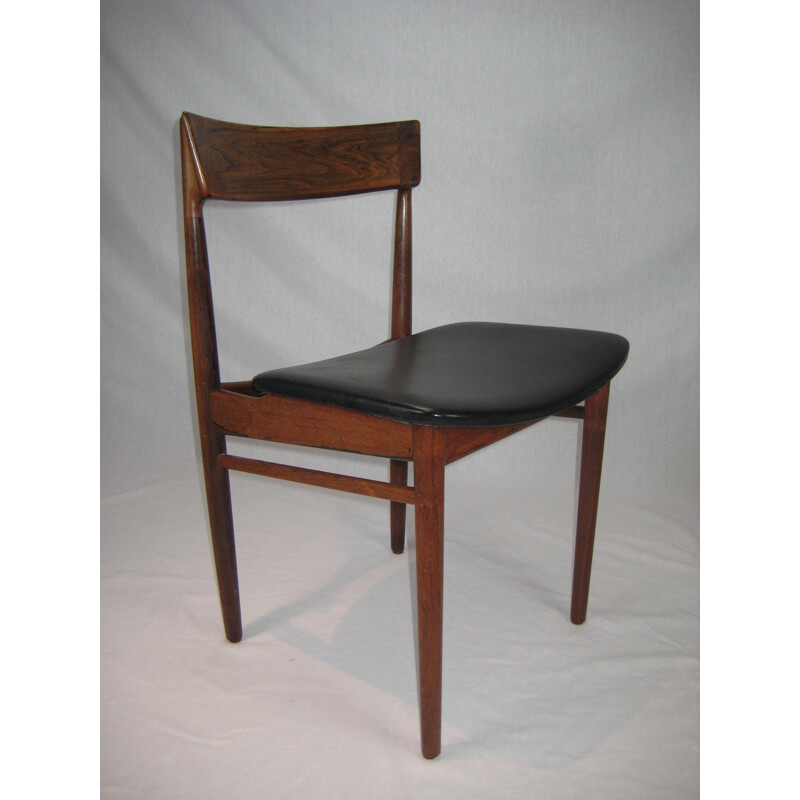 Suite de 3 chaises en palissandre par Rosengren Hansen - 1960