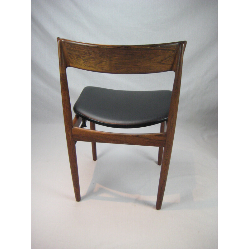 Suite de 3 chaises en palissandre par Rosengren Hansen - 1960