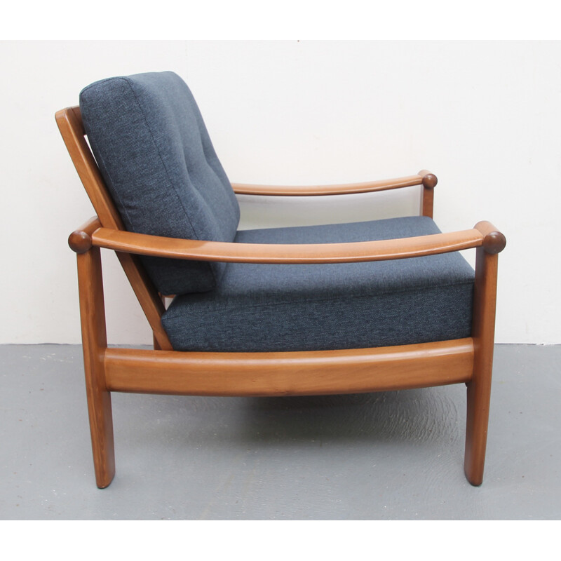 Vintage Sessel dunkelblau - 1960