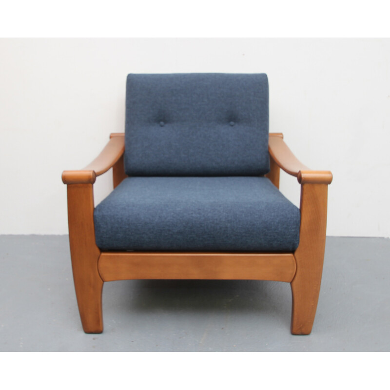 Vintage Sessel dunkelblau - 1960