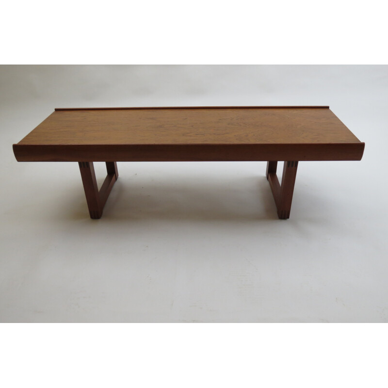 Table Basse Anglaise en Teck par Scandart - 1960