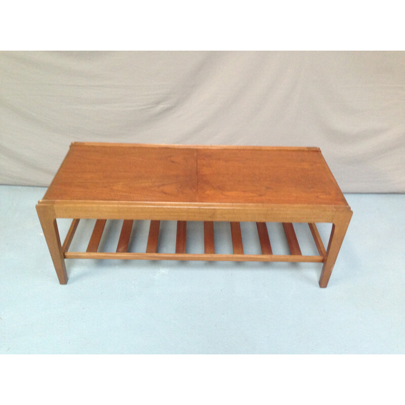 Vintage english coffee table in teak - 1970s