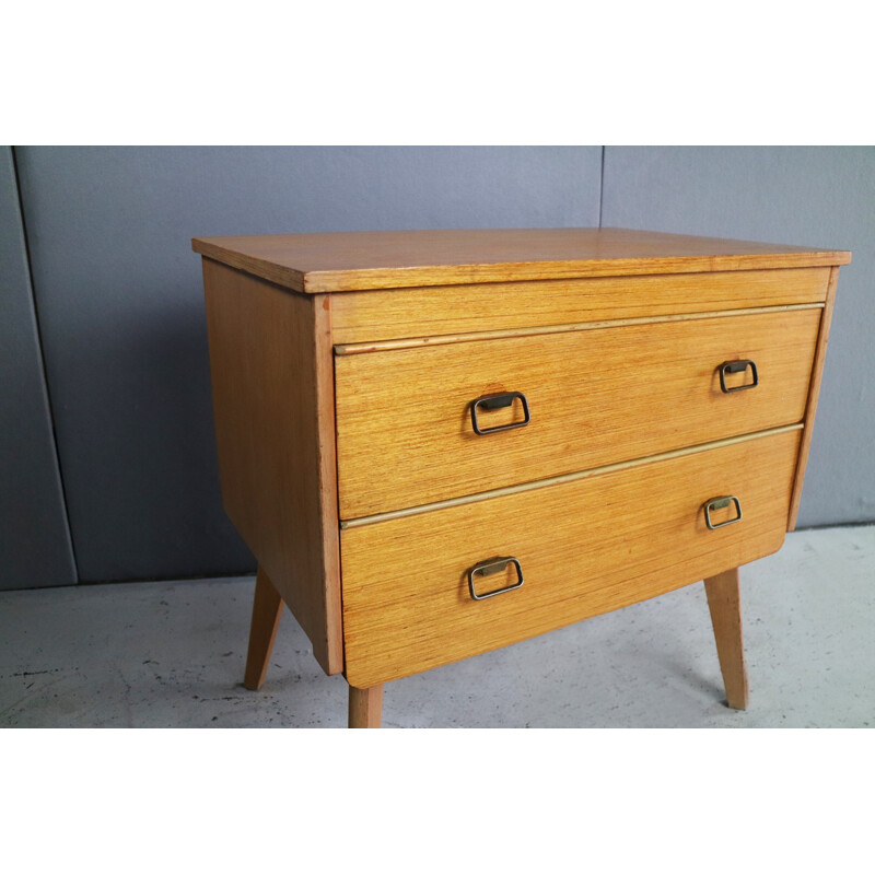 Vintage english small chest of drawers - 1960s