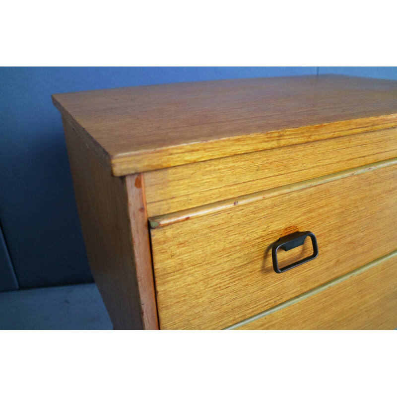 Vintage english small chest of drawers - 1960s
