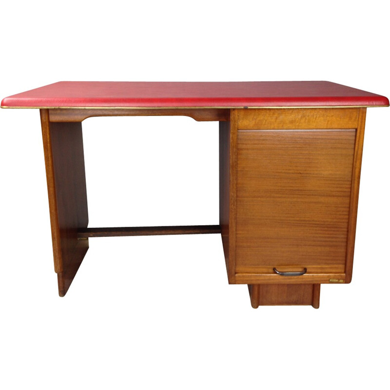 Vintage desk in wood for Burwood - 1950s