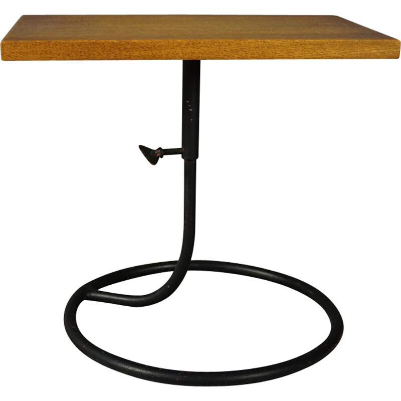 Table d'appoint "bout de canapé" ajustable - 1950