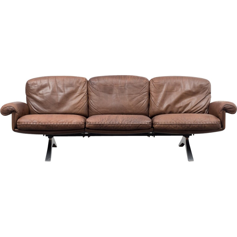 Canapé DS 31 en cuir marron par De Sede - 1970