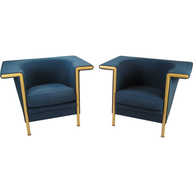 Pair of armchairs by Antonio Cittério for Moroso - 1990s