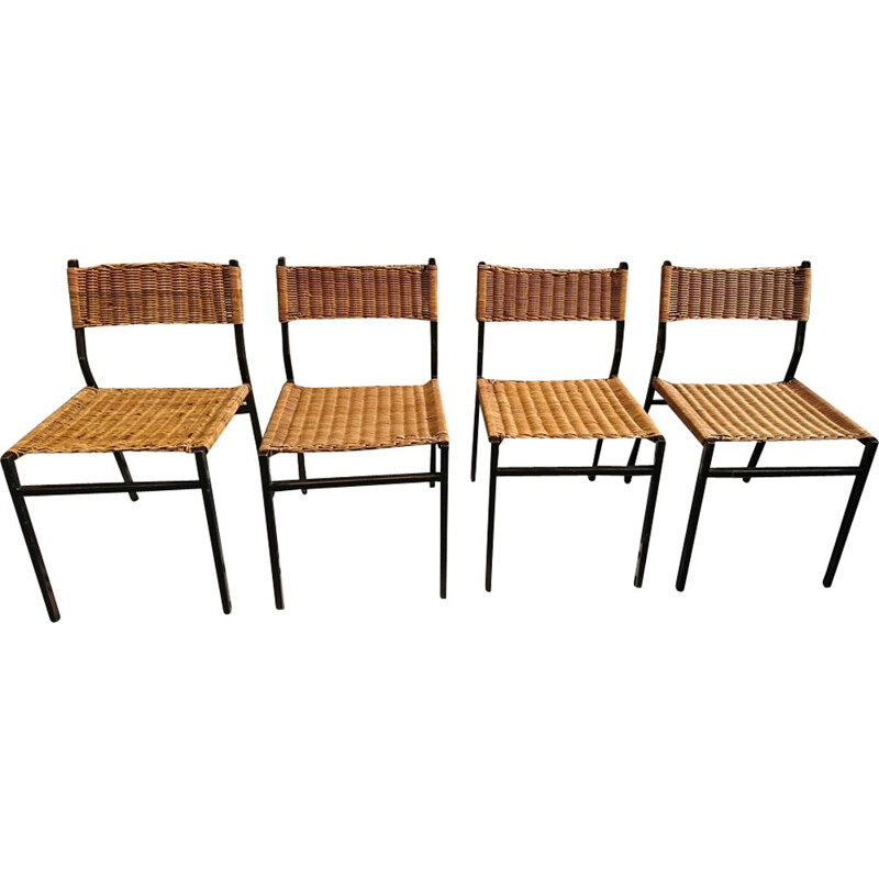 Ensemble de 4 chaises par Martin Visser - 1960