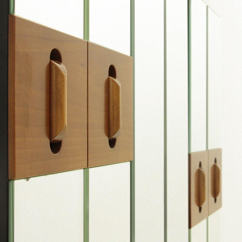 Porte-manteau miroir modulaire "Nino" par Miniforms - 1990