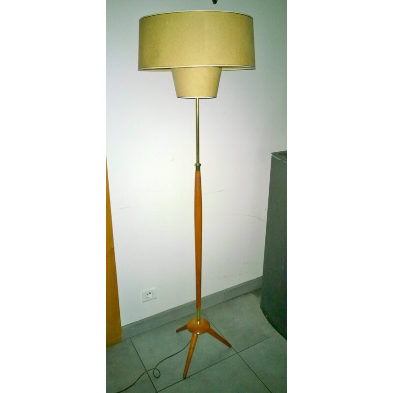 Vintage tripod floor lamp - 1950s