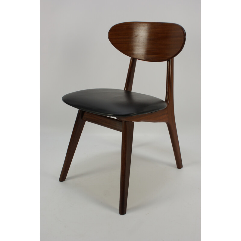 Vintage Dutch Dining Chair by Louis van Teeffelen for WéBé - 1950s