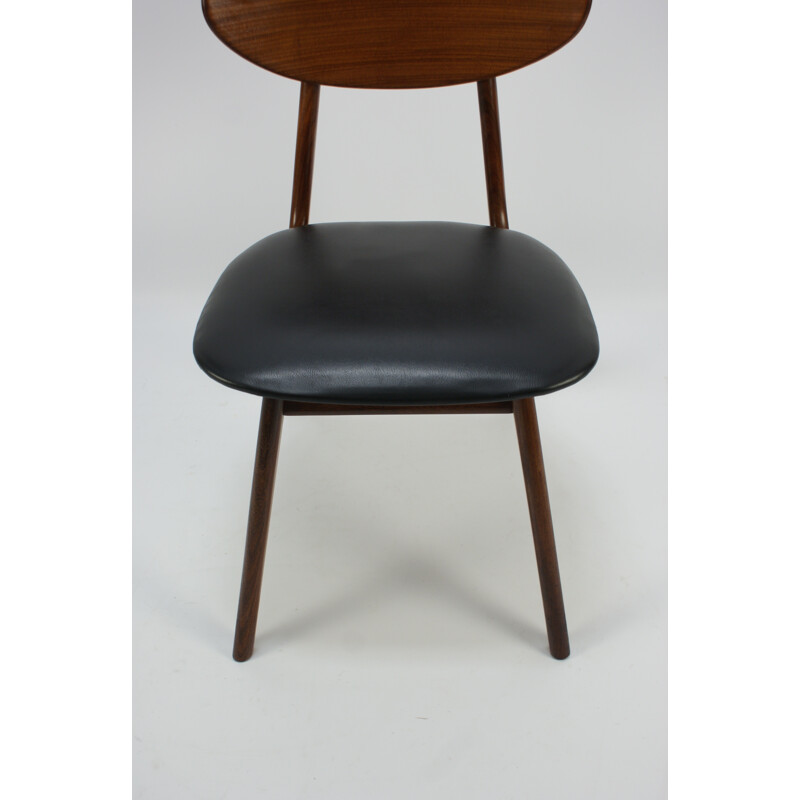 Vintage Dutch Dining Chair by Louis van Teeffelen for WéBé - 1950s