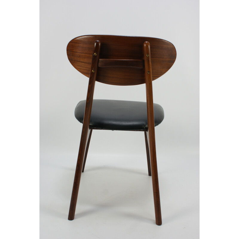 Vintage Dutch Dining Chair by Louis van Teeffelen for WéBé - 1950s