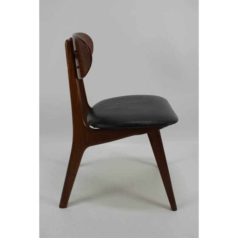 Vintage Dutch Dining Chair by Louis van Teeffelen for WéBé - 1950s