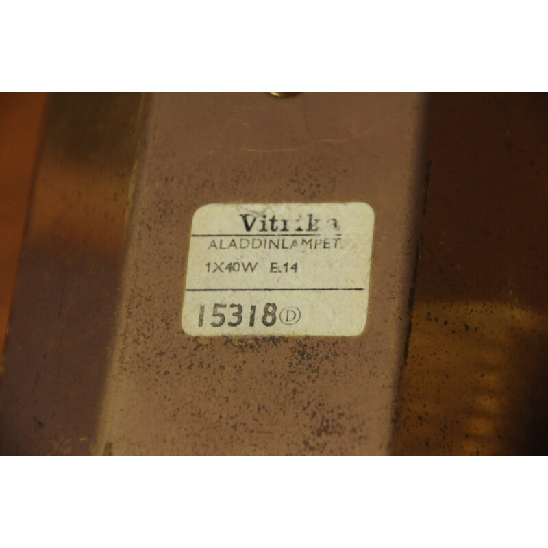 Par de apliques vintage de Vitrika, Dinamarca - 1960