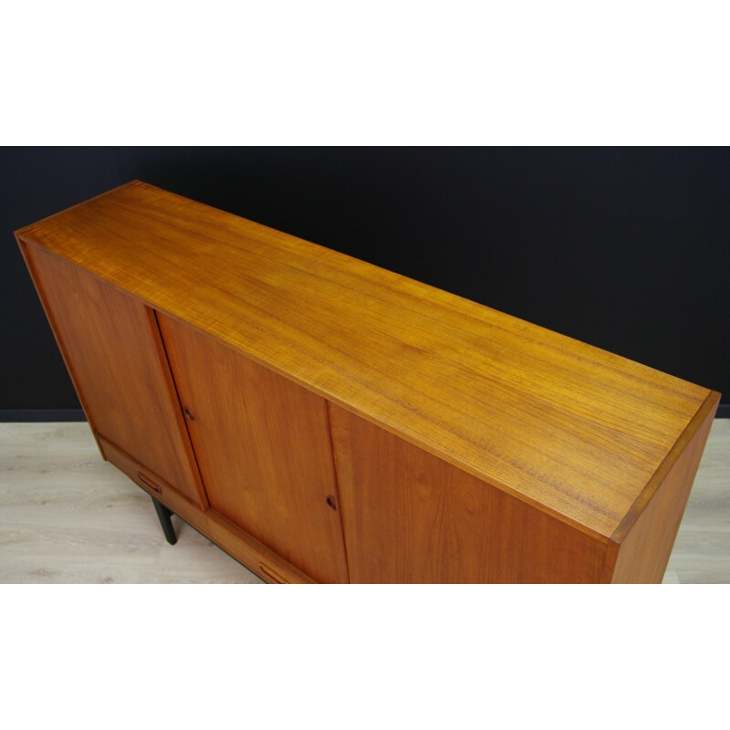 Vintage teak highboard - 1970s