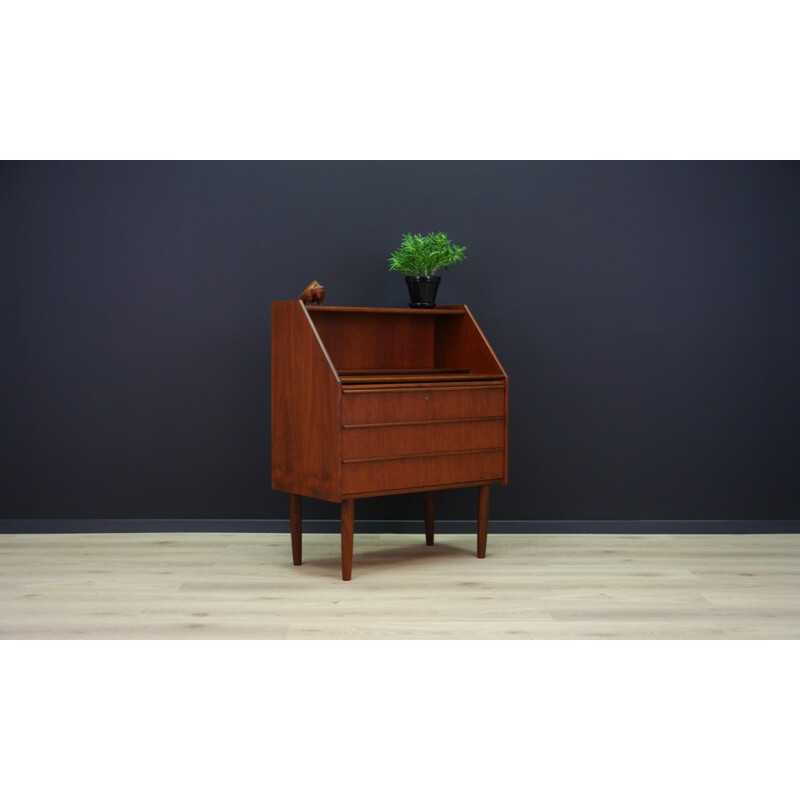 Secretary in teak for Handbjerg - 1960s