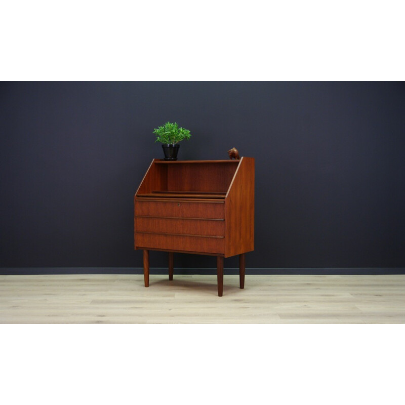 Secretary in teak for Handbjerg - 1960s