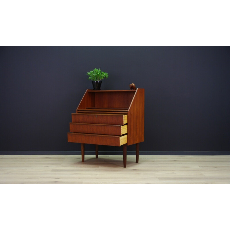 Secretary in teak for Handbjerg - 1960s