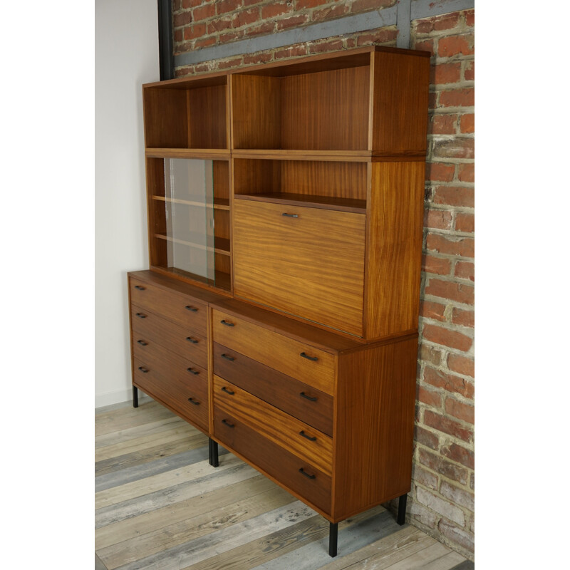 Pair of storage furniture in wood - 1950s