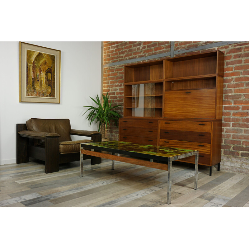 Pair of storage furniture in wood - 1950s