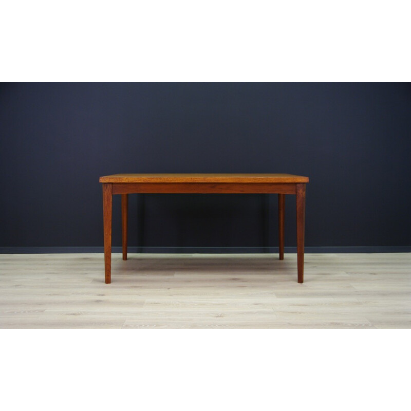 Scandinavian vintage teak table - 1970s