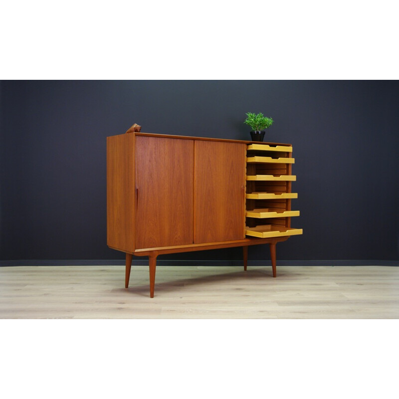 Vintage teak sideboard by Gunni Omann for Omann Jun - 1970s