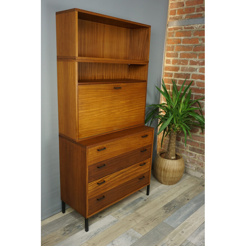 Grande commode vintage en bois - 1950