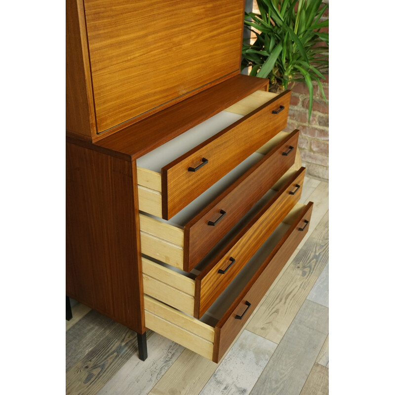 Large vintage chest of drawers in wood - 1950s