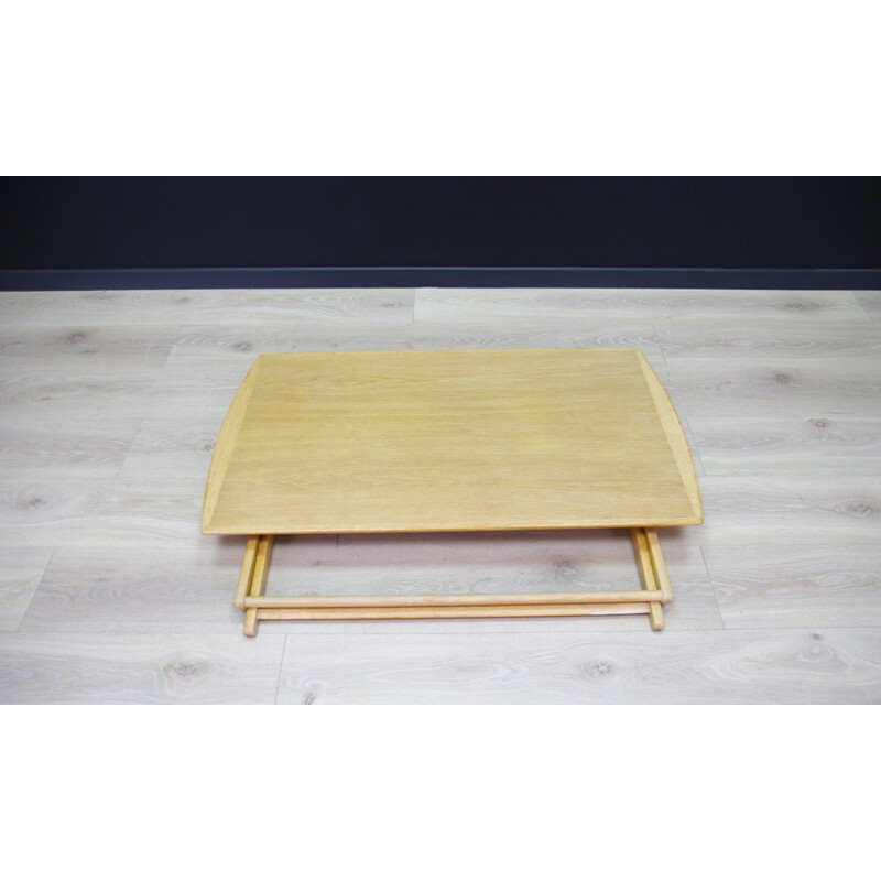 Vintage coffee table in ash - 1980s