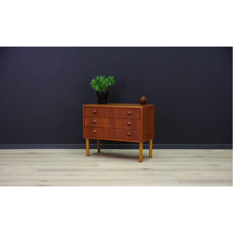 Scandinavian chest of drawers in teak - 1960s