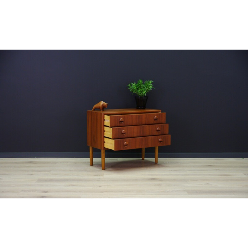 Scandinavian chest of drawers in teak - 1960s