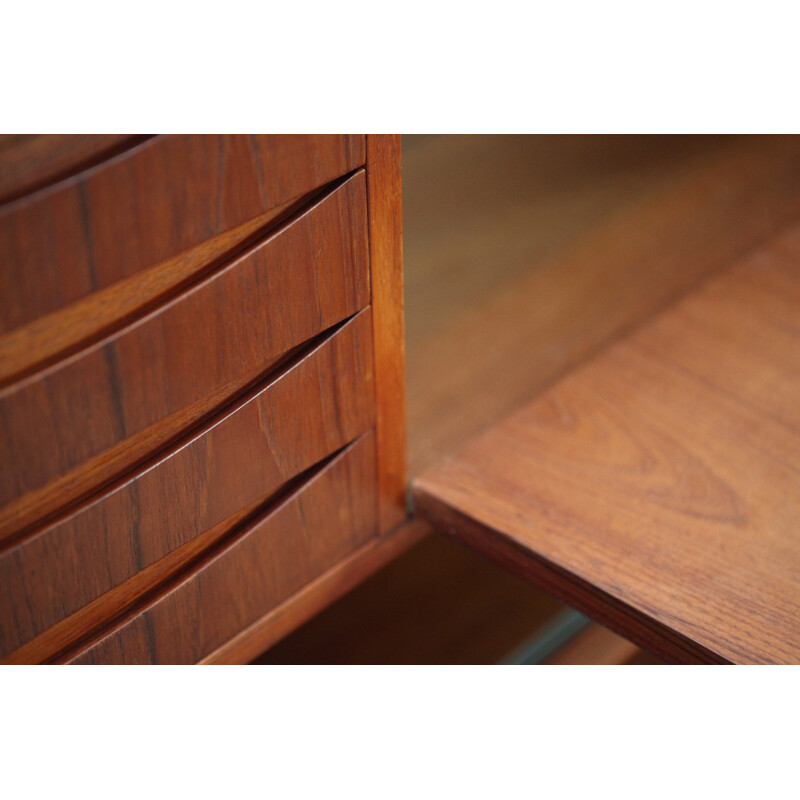 Vintage Danish Teak Bureau - 1960s