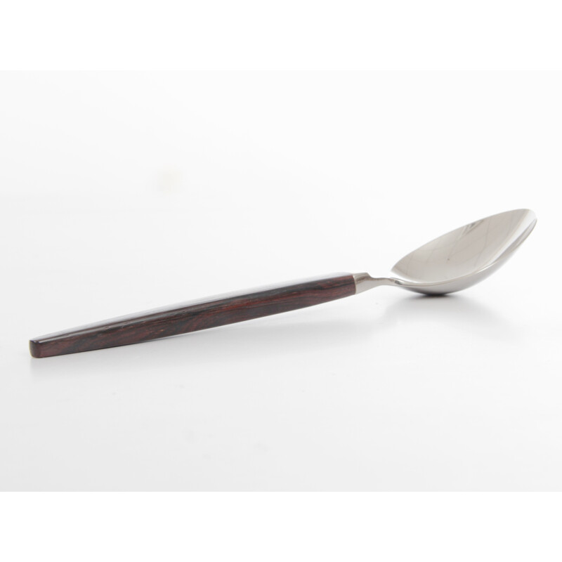 Scandinavian cutlery made of rosewood Eton model 60 pieces - 1950s