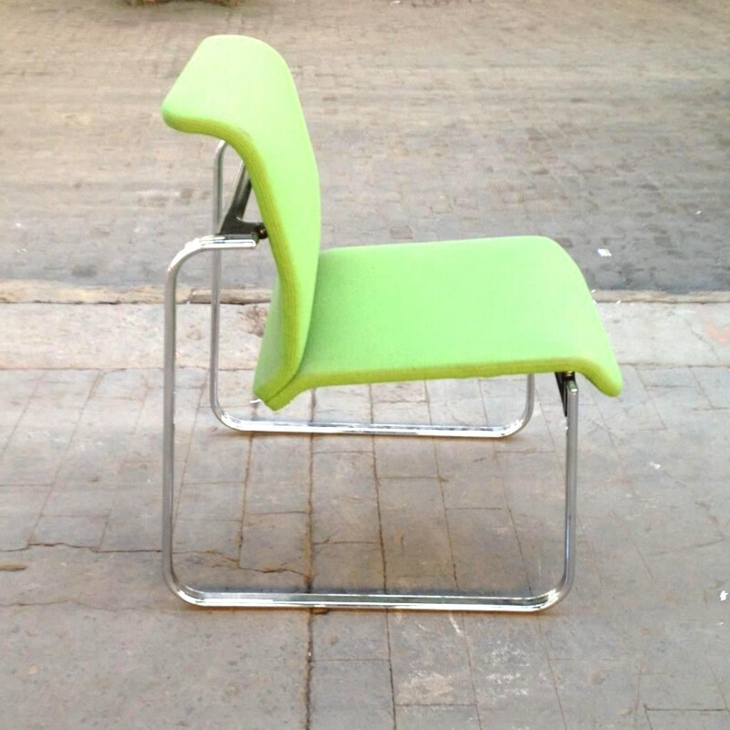 Fauteuil et chaise "Tubulaire", Peter J.PROTZMAN - années 70