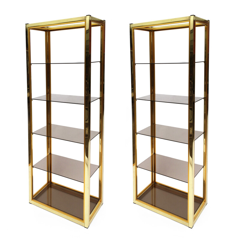 Brass Etagere by Renato Zevi - 1970s