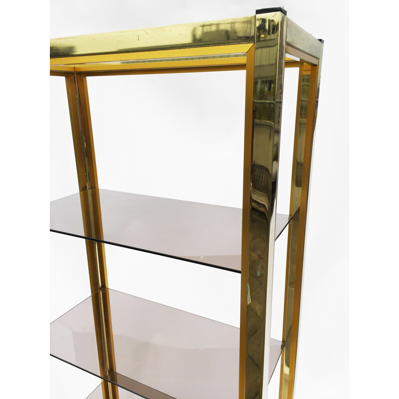 Brass Etagere by Renato Zevi - 1970s