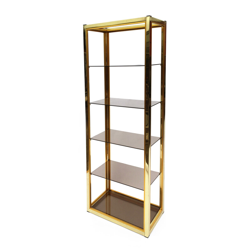 Etagere en laiton de Renato Zevi - 1970