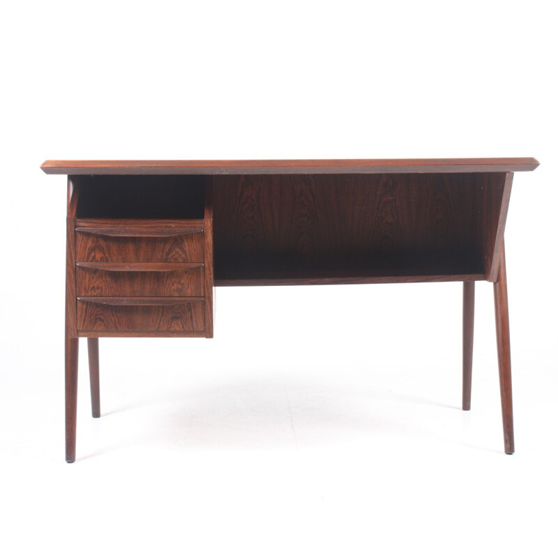 Danish Free-Standing Rosewood Desk - 1950s
