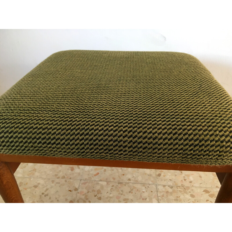 Scandinavian teak stool - 1960s