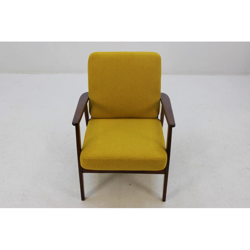 Vintage Danish Oak Armchair - 1960s