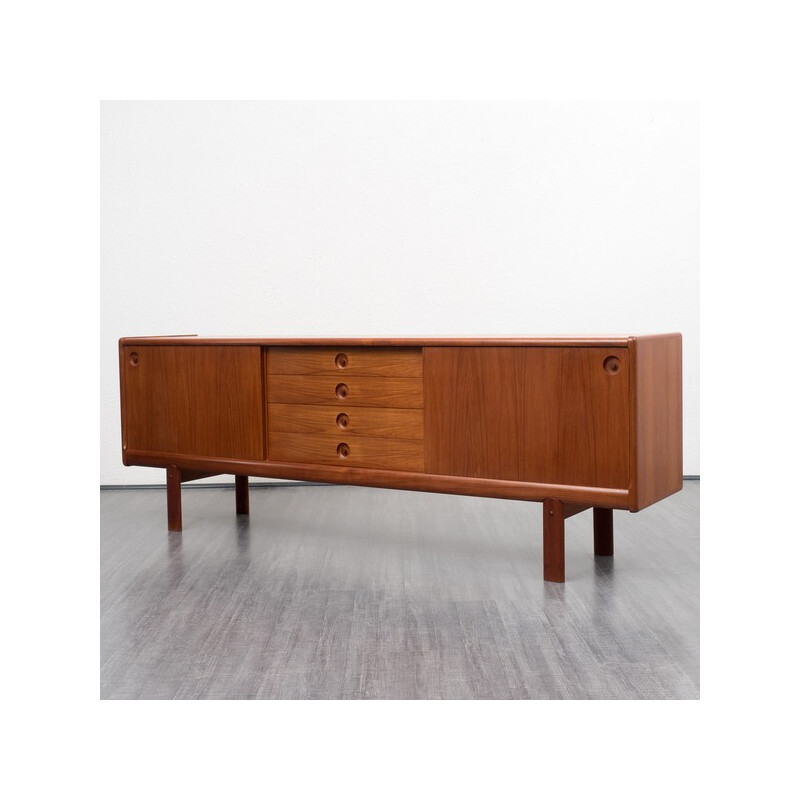 Vintage scandinavian teak sideboard by Bramin - 1970s