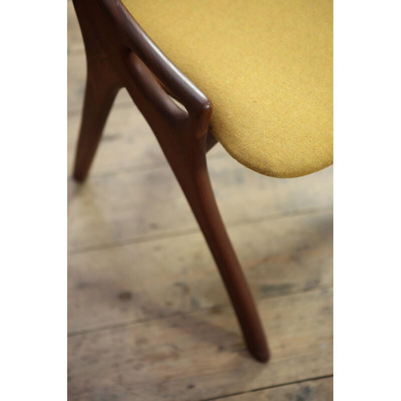 Mustard Yellow Occasional Chair by Arne Hovmand Olsen for Mogens Kold Møbelfabrik - 1950s