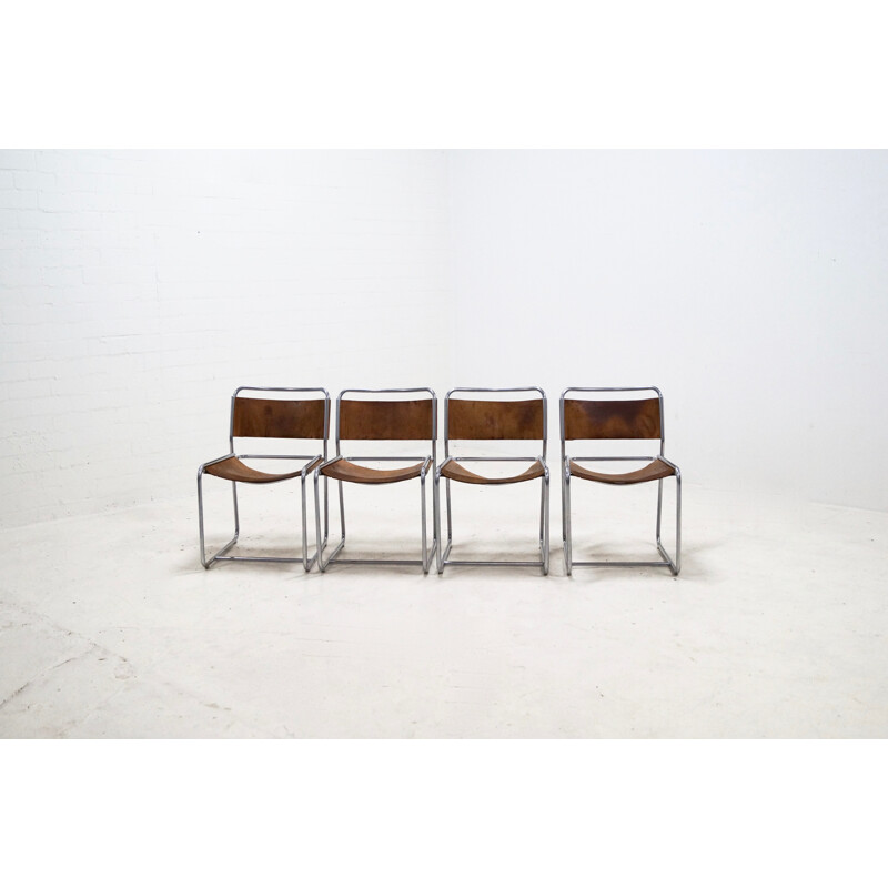 Suite de 4 chaises à repas SE18 par Claire Bataille & Paul Ibens pour 't Spectrum - 1970