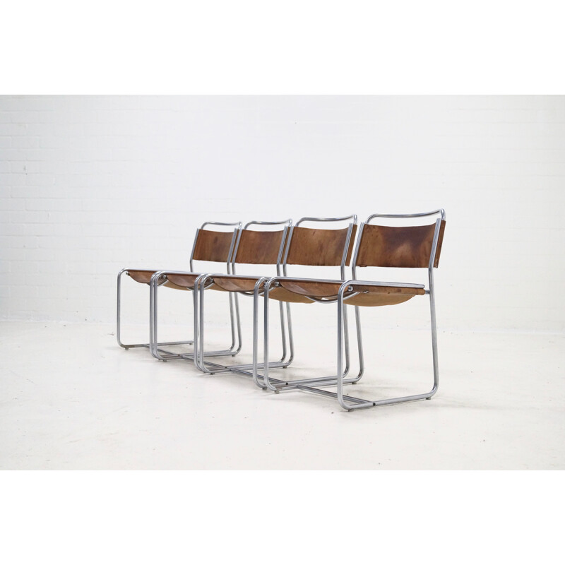 Set of 4 SE18 Dining chairs by Claire Bataille & Paul Ibens for 't Spectrum - 1970s