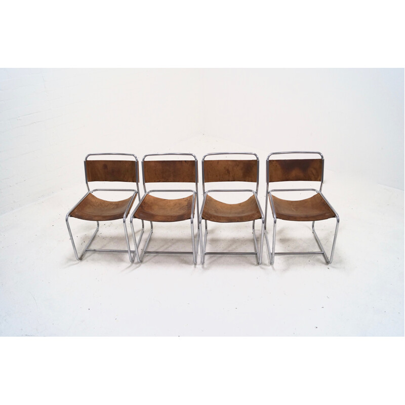 Set of 4 SE18 Dining chairs by Claire Bataille & Paul Ibens for 't Spectrum - 1970s