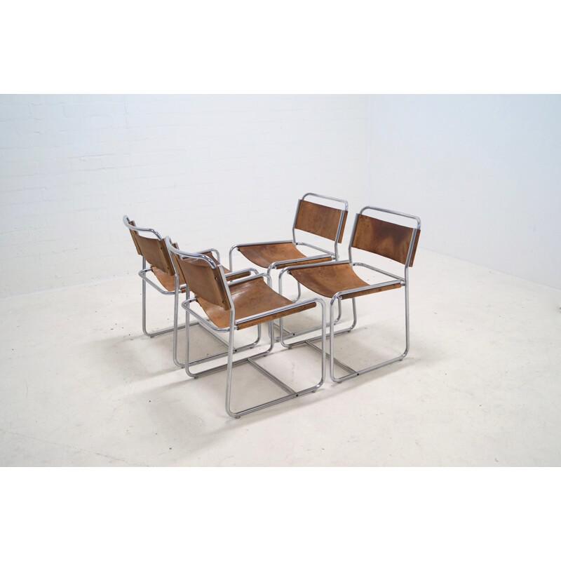 Set of 4 SE18 Dining chairs by Claire Bataille & Paul Ibens for 't Spectrum - 1970s