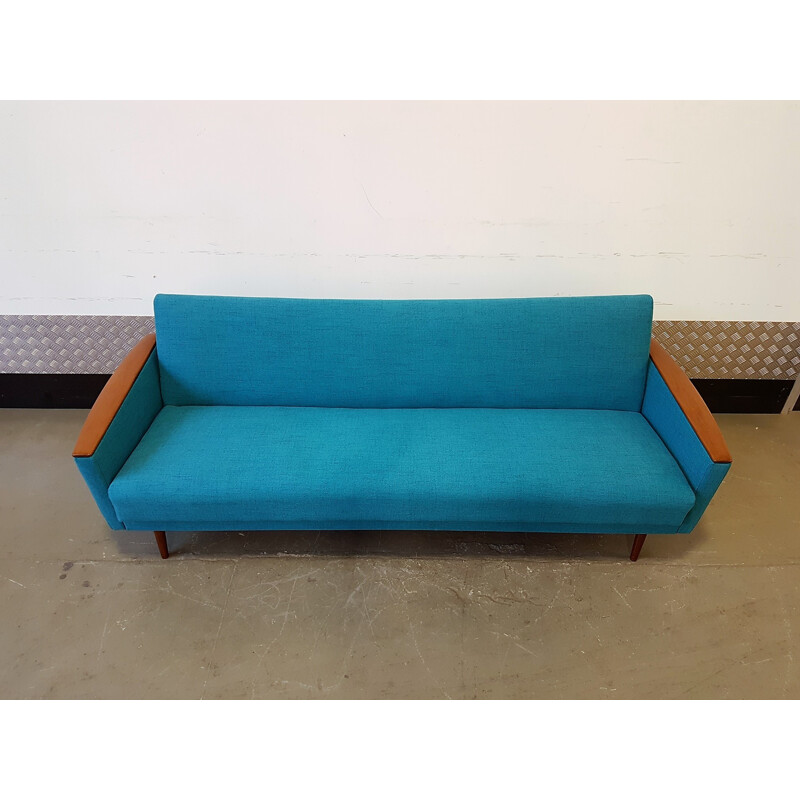 Danish 3 Seat Sofa-Bed - 1960s