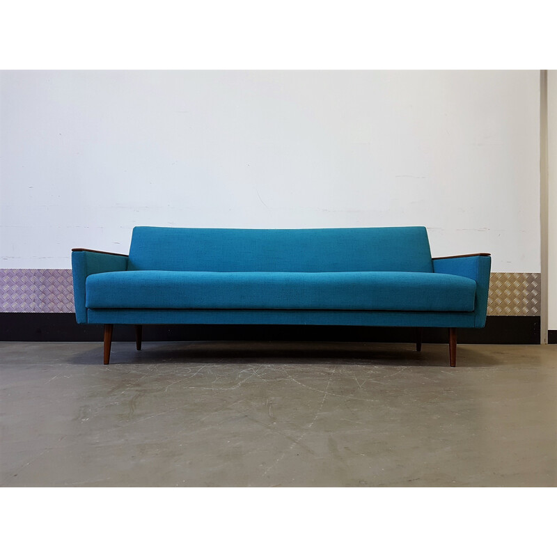 Danish 3 Seat Sofa-Bed - 1960s